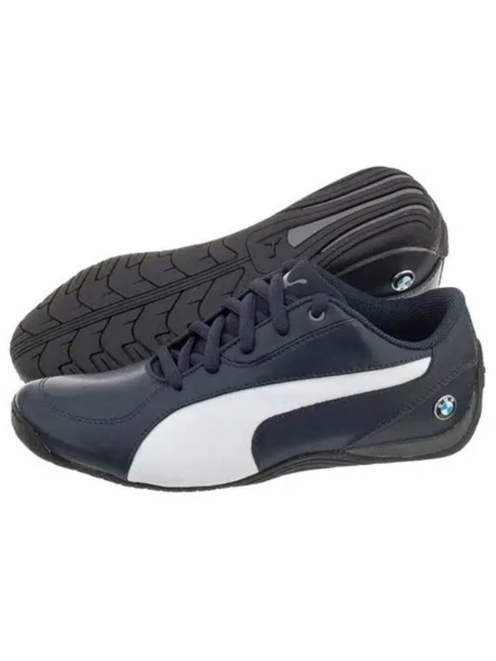 NEW PUMA Women's Youth Drift Cat L BMW NU Navy Sport Dress Sneakers